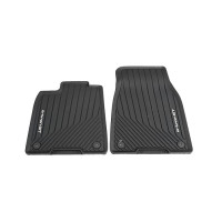 Оригінальні килимки гумові, передні, Audi all-weather mats, 2 x rubber mats, front rubber floor mats, with e-tron GT lettering, black, 4J3061501041