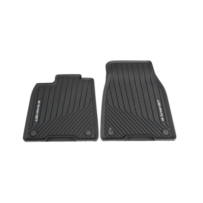 Оригінальні килимки гумові, передні, Audi all-weather mats, 2 x rubber mats, front rubber floor mats, with e-tron GT lettering, black, 4J3061501041