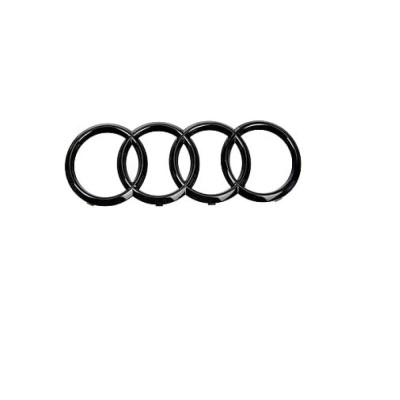 Оригінальна емблема AUDI Q7/SQ7 GLOSSY BLACK OPTIC GRILLE RINGS EMBLEM, 4M0071801