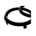 Оригінальна емблема AUDI Q7/SQ7 GLOSSY BLACK OPTIC GRILLE RINGS EMBLEM, 4M0071801