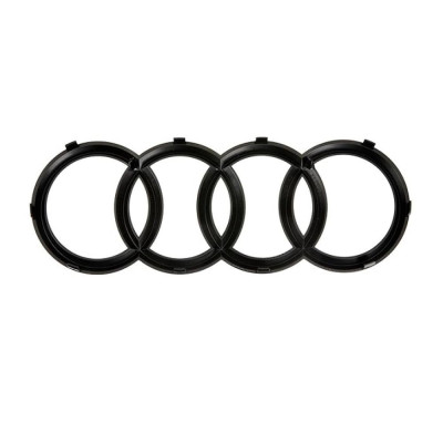 Оригінальна емблема AUDI Q7/SQ7 GLOSSY BLACK OPTIC GRILLE RINGS EMBLEM, 4M0071801