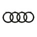 Оригінальна емблема AUDI Q7/SQ7 GLOSSY BLACK OPTIC GRILLE RINGS EMBLEM, 4M0071801