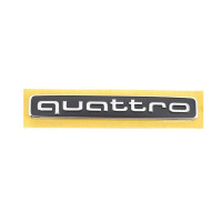 Оригінальна емблема задньої кришки багажника "Quattro" Audi Q7 16-17, Rear Trunk Lid Chrome "Quattro" Emblem, 4M08537372ZZ