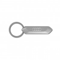 Брелок Audi з нержавіючої сталі, сріблястий, 3182100400