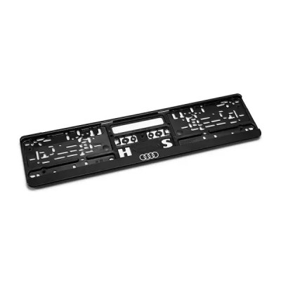 Пластиковая рамка под номер Audi Rings Number Plate Holder, артикул 3292100100 