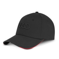 Бейсболка Audi Baseball Cap Rings Logo Black 3132402630