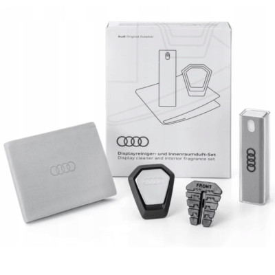 Набір аксесуарів для салону Audi Display Cleaner and Interior Fragrance Set, артикул 80A057800