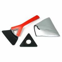 Оригінальний cкребок і мікролопатка з рукояткою Audi Ice Scraper and Shovel, Multi-functional, Red / Black, 80A096010E