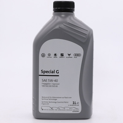 Оригінальне моторне масло VAG Special G 5W-40, 1л, GS55502M2 (502.00 /505.00)