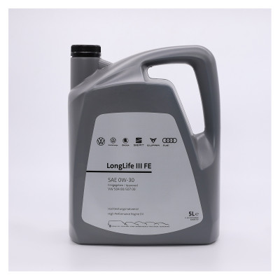 Оригінальне моторне масло VAG Longlife3 SAE 0W30, 5 л, GS55545M4 (504.00 /507.00)