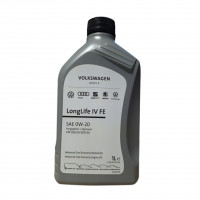 Оригінальне моторне масло Audi Longlife4 SAE 0W20, 1л, GS60577D2 (508.00 / 509.00)